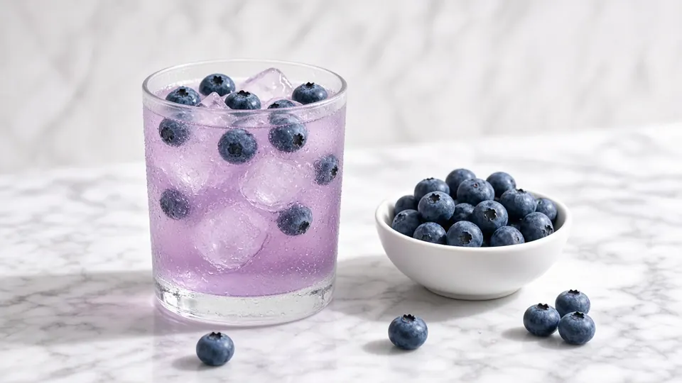 Blueberry Smash cocktail made with AYO™ Lemonade + Vodka