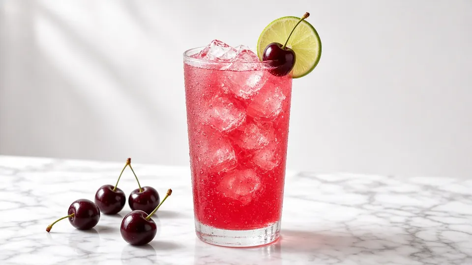 Cape May Cherry Limeade cocktail made with AYO™ Lemonade + Vodka