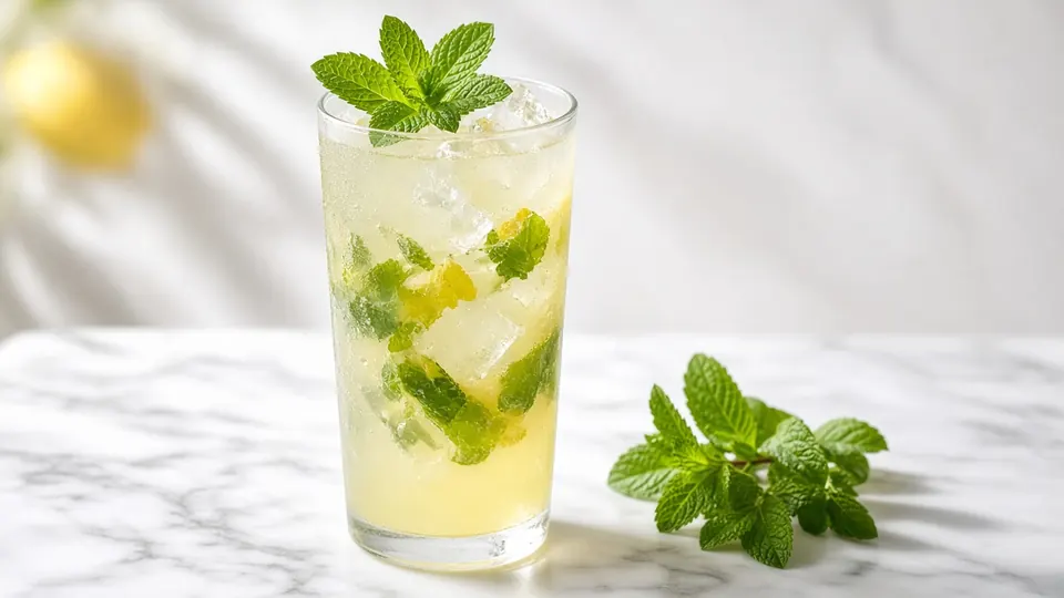 Mint Call cocktail made with AYO™ Lemonade + Vodka